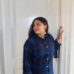 Boho Blues Cutout Co-Ord Set