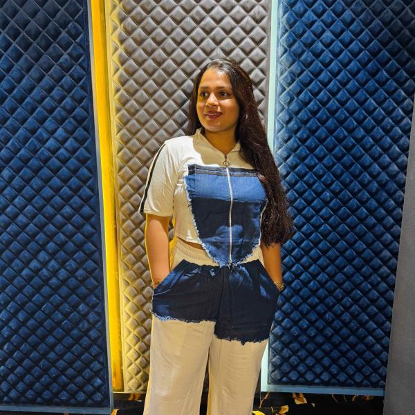 Denim Block design Co-Ord