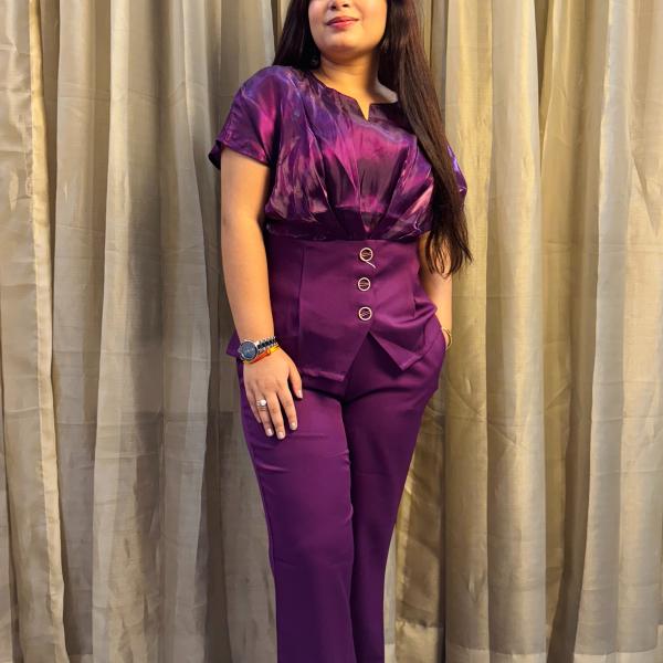 Cinch Waist Pant Set