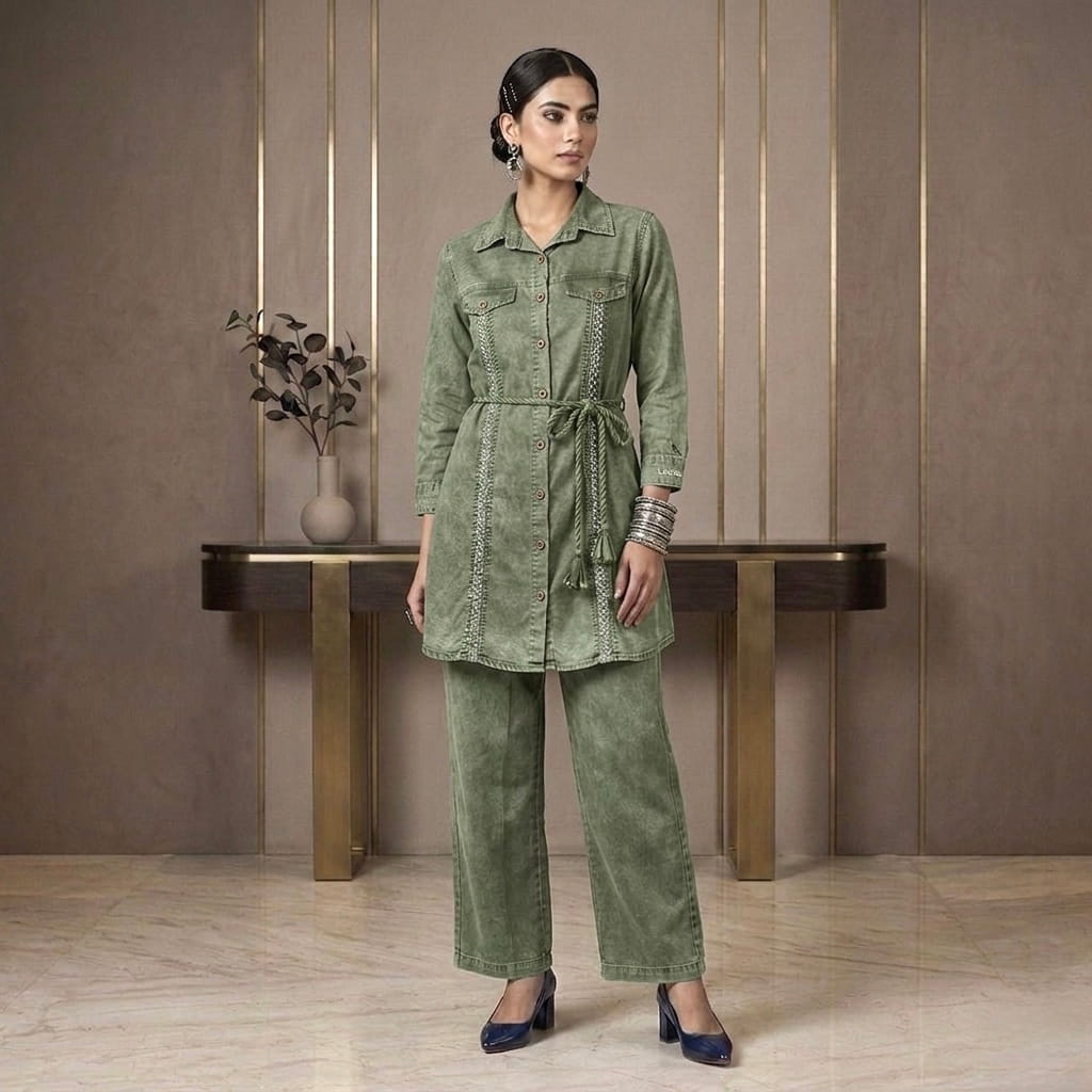 A-Line Denim Set