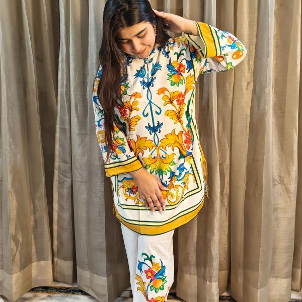 Cultural Motif Kurti Set