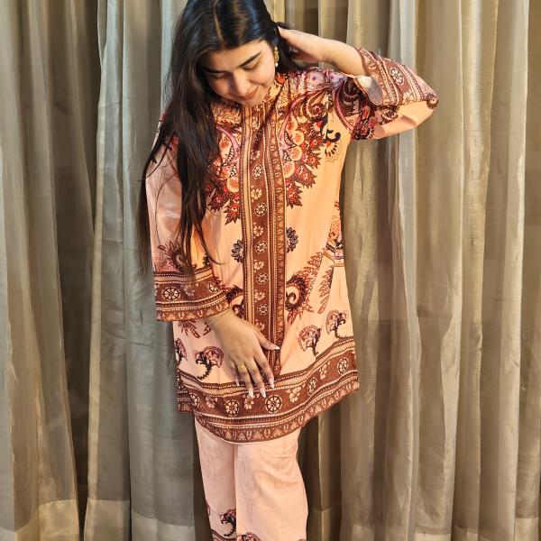 Cultural Motif Kurti Set