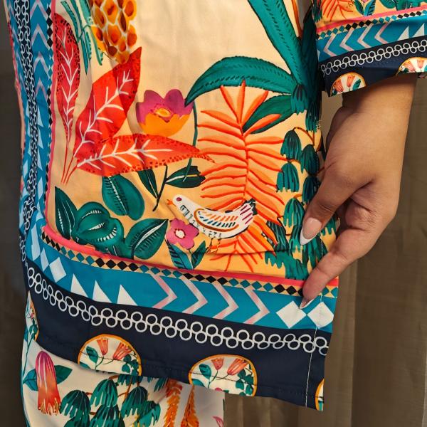 Cultural Motif Kurti Set