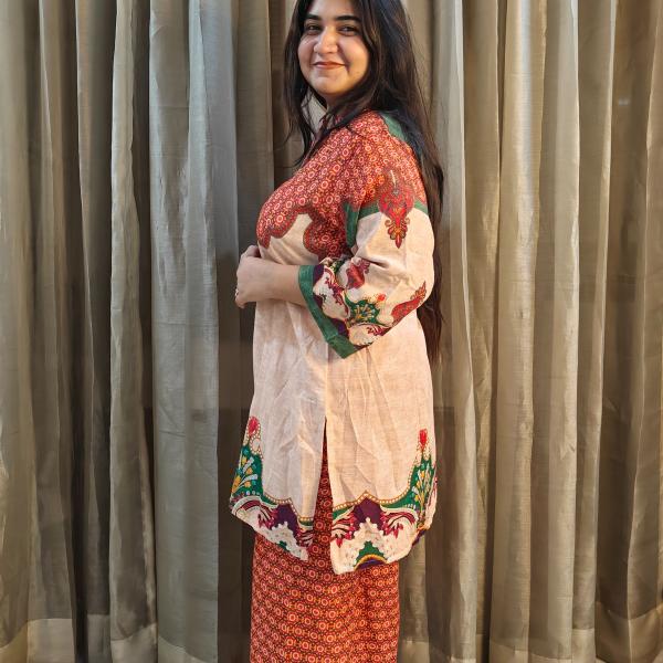 Cultural Motif Kurti Set