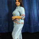 Denim Floral Embroided set