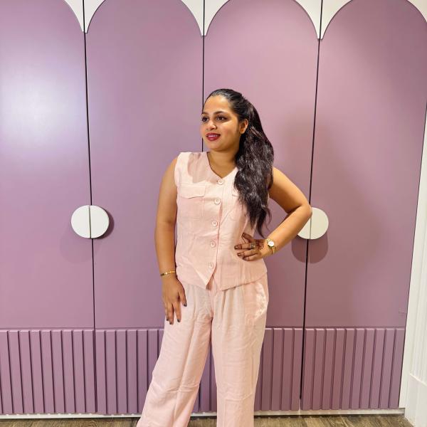 Pastel Blazer Vest Co-Ord