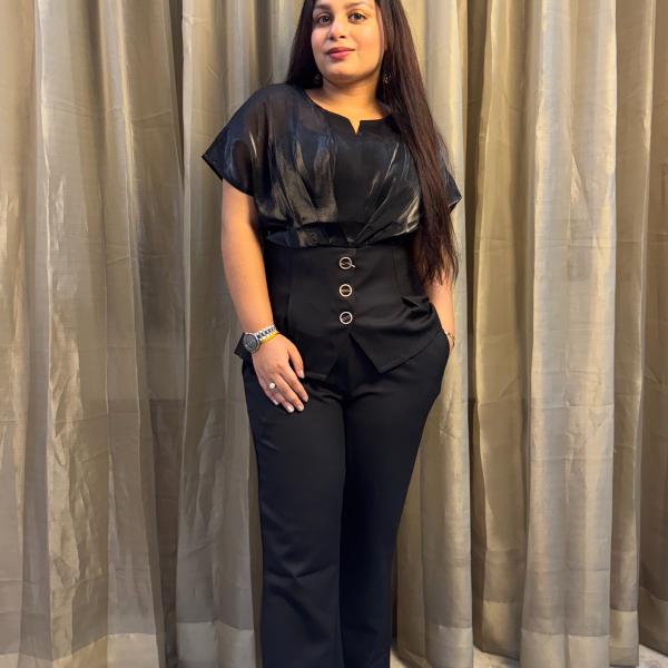 Cinch Waist Pant Set