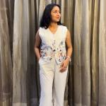 Floral Printed Vest set