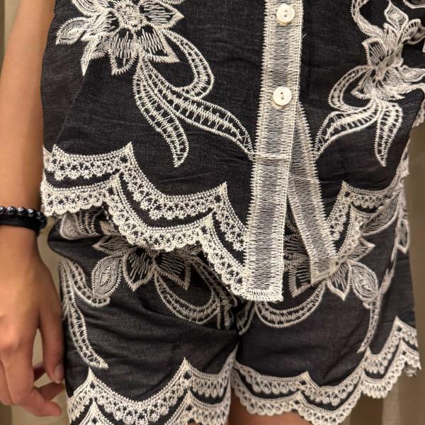 Embroided Summer Set
